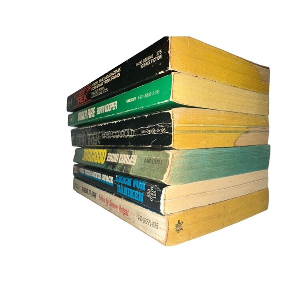 Vintage Science Fiction Sci-fi  Book Lot of 6 Star Trek and more - Picture 4 of 13